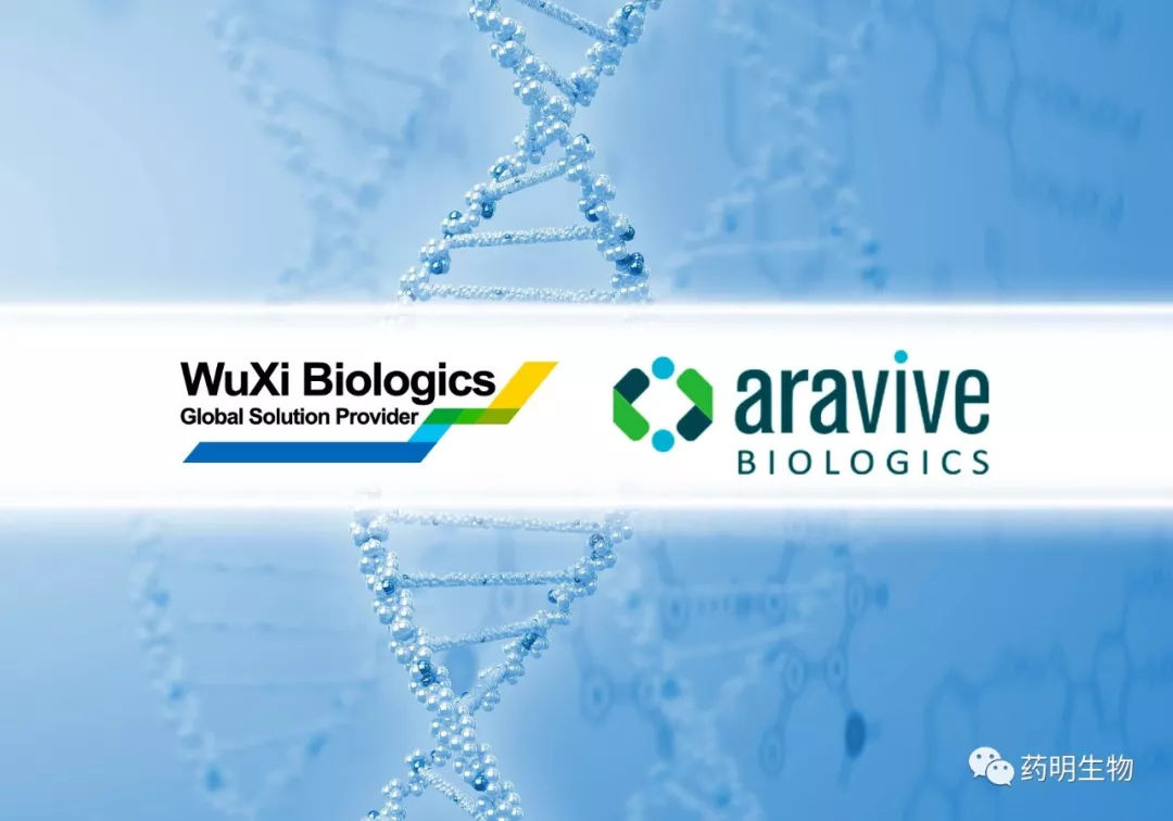 药明生物与Aravive宣布创新生物药研发管线的战略合作